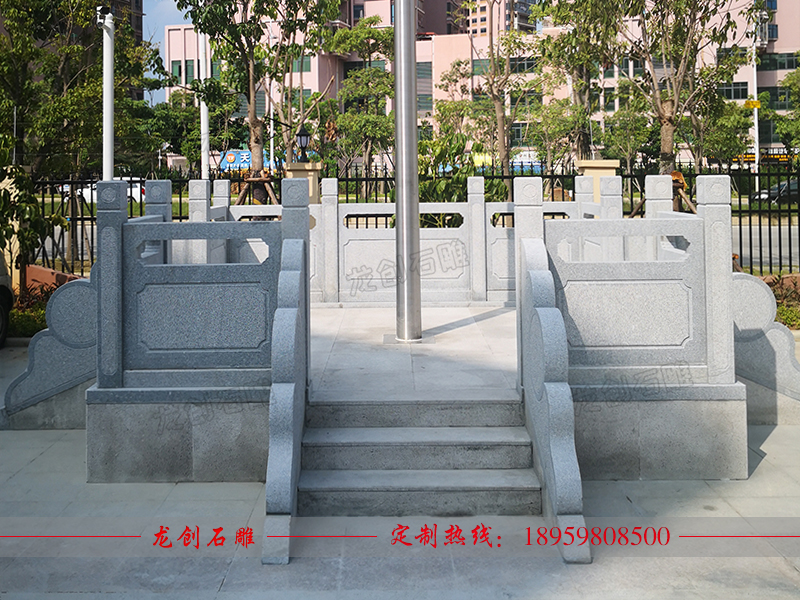 福建省泉州市洛江實驗小學(xué)旗臺欄桿制作安裝