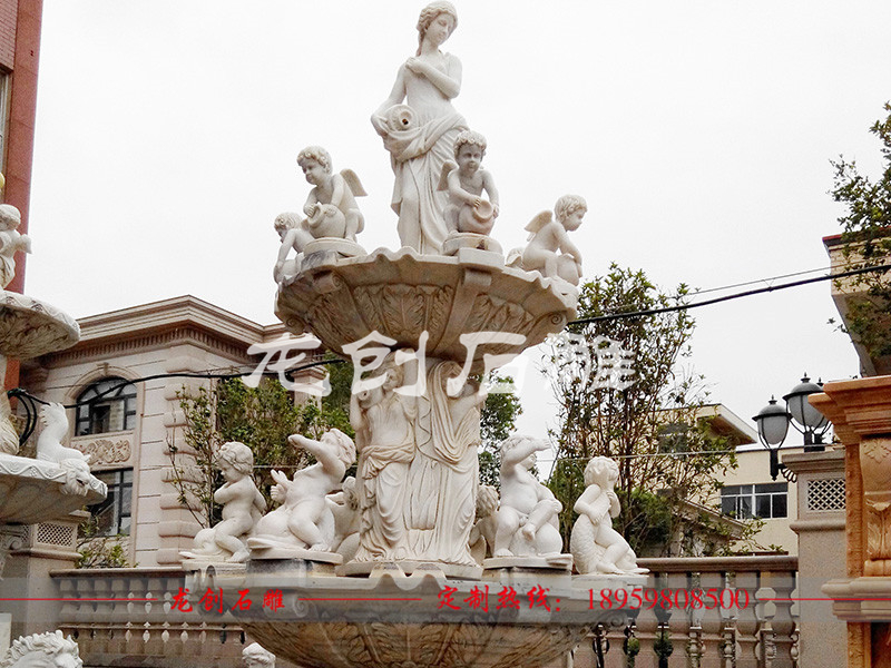 歐式人物石雕噴泉